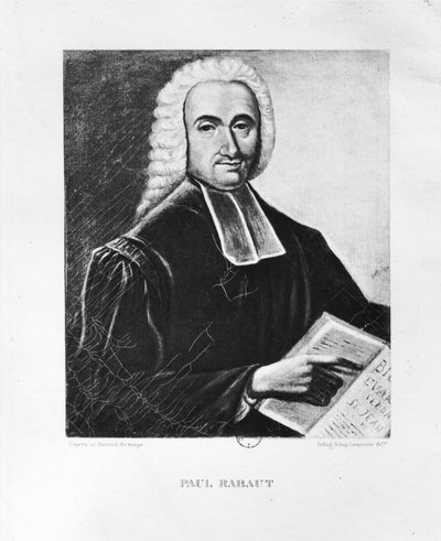 Ritratto di Paul Rabaut da French School